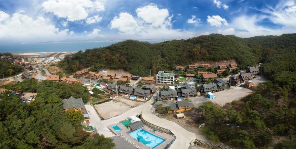 Boryeong Rich Valley Log Village Pension 外观 照片